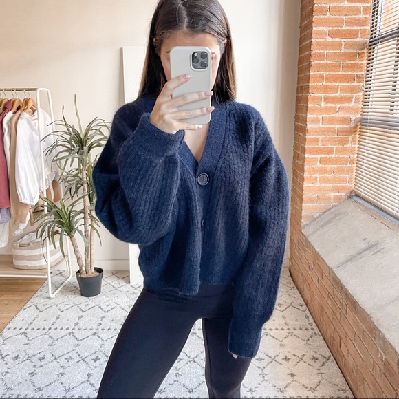 Anine Bing Maxwell Mohair Cardigan 